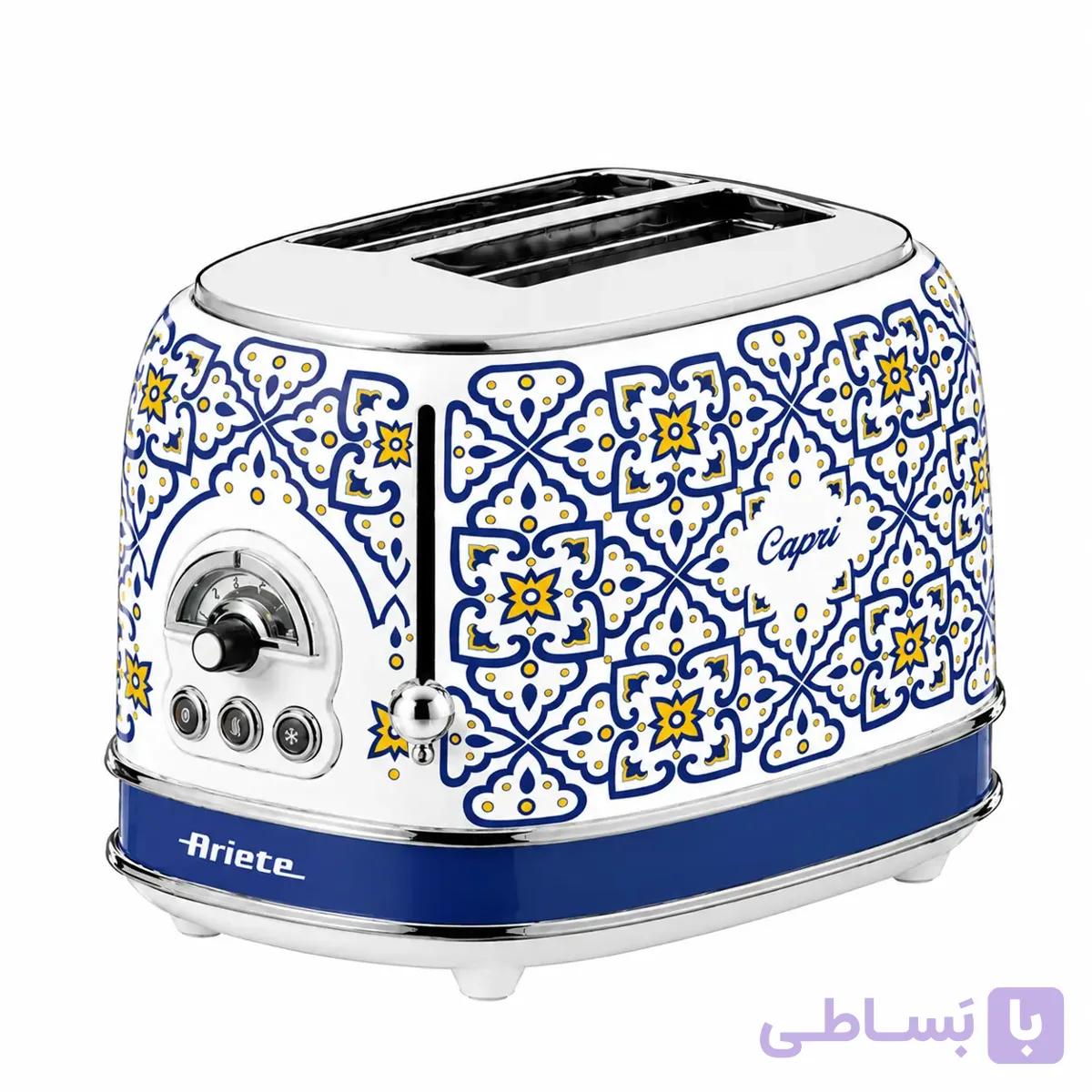 توستر 2 اسلایس آریته مدل Capri 155 — تصویر 1