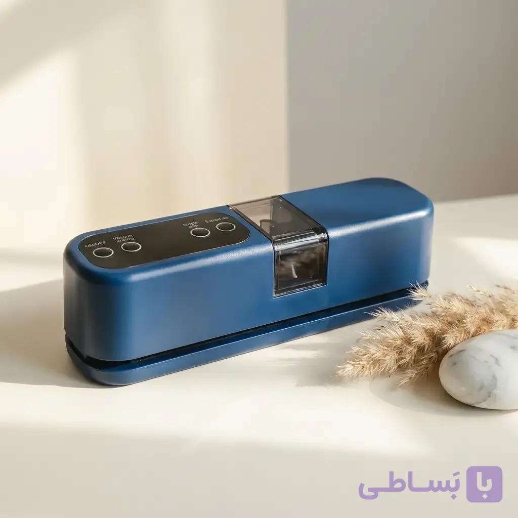 دستگاه وکیوم و پرس خانگی شارژی اس جی تی مدل SJT 818 مکش قوی سه حالت تنظیم دما