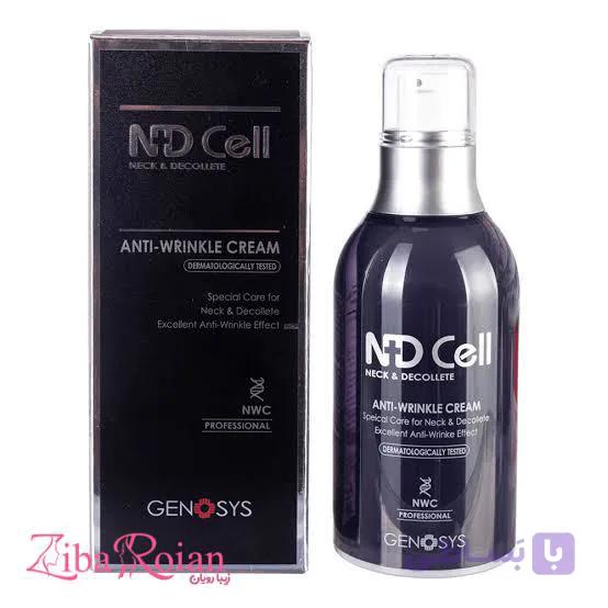 کرم لیفت و جوانساز گردن و دکلته NdCell ژنوسیس — تصویر 1