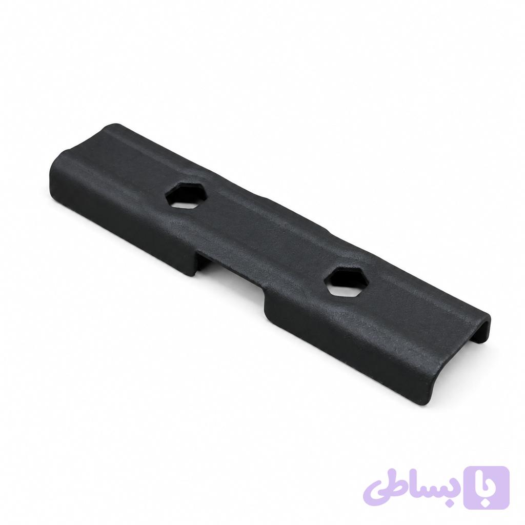 بست پروفیل ۲۵ دوطرفه 1.5mm مشکی سنباده ای