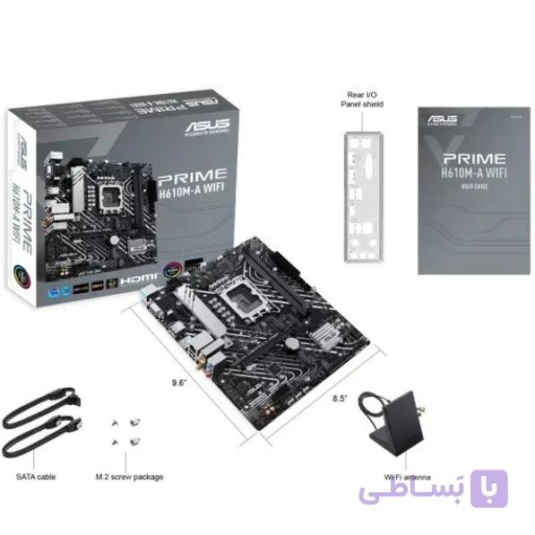 مادربرد ایسوس مدل PRIME H610M-A WiFi DDR5