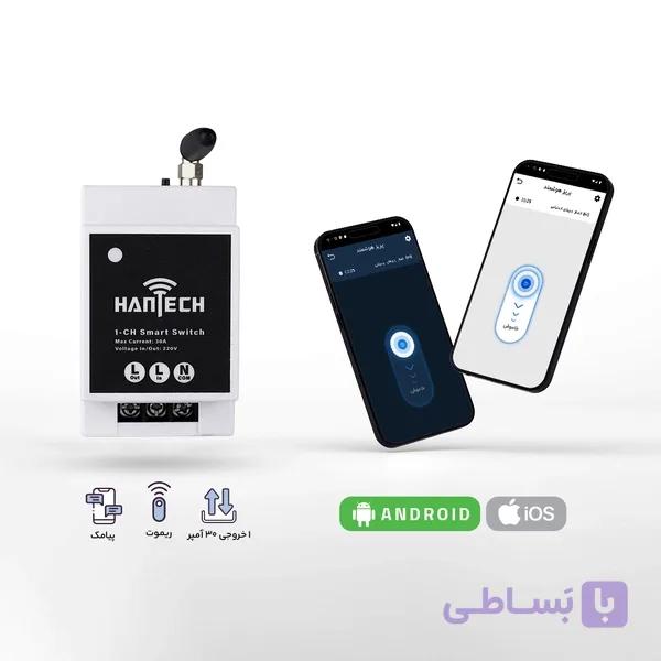 رله پیامکی ریموتی ۴ کانال(SMS+RF) — تصویر 1