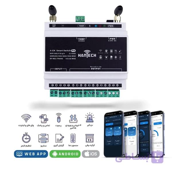 رله سیم‌کارتی ۸ کانال  (WIFI+SMS+RF) — تصویر 1