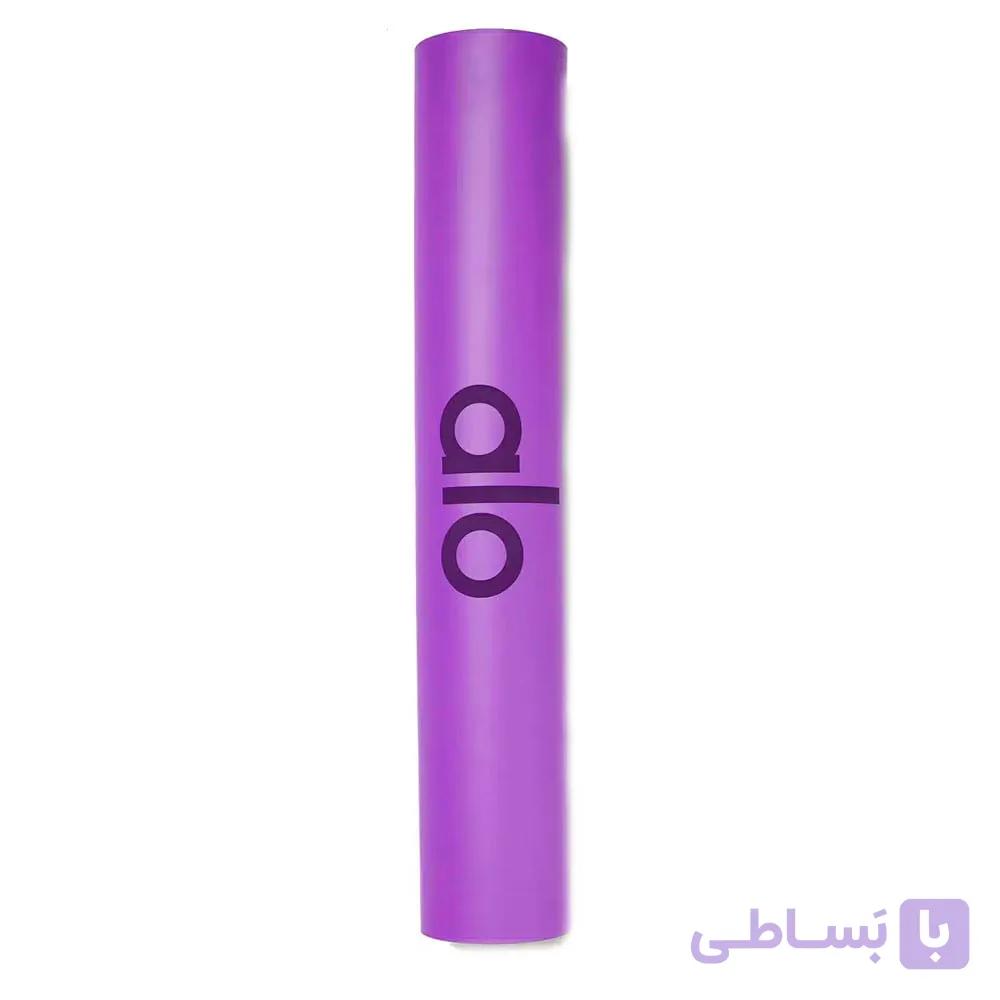 مت یوگا فوق حرفه ای (PU) دولایه 5 میل برند الو : بنفش آمیتیست — تصویر 1