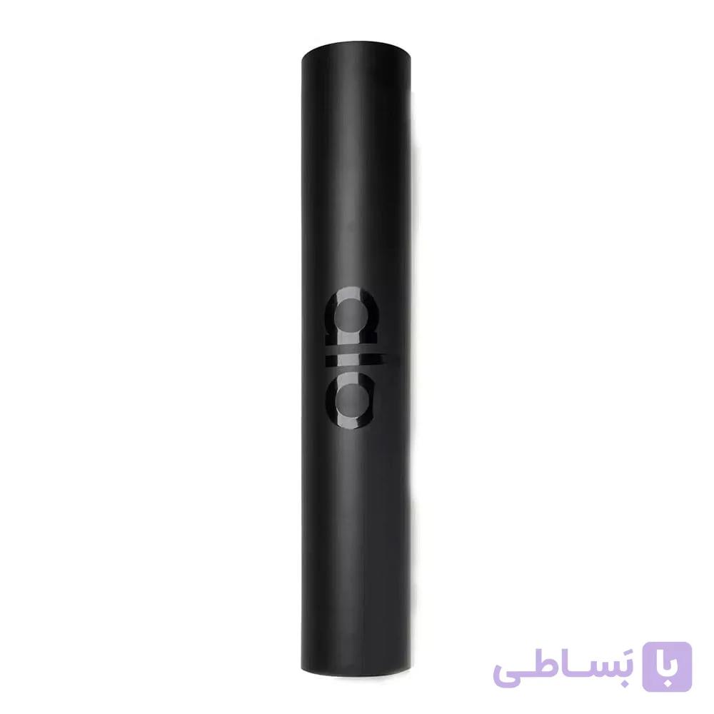مت یوگا فوق حرفه ای (PU) دولایه 5 میل برند الو : مشکی — تصویر 1