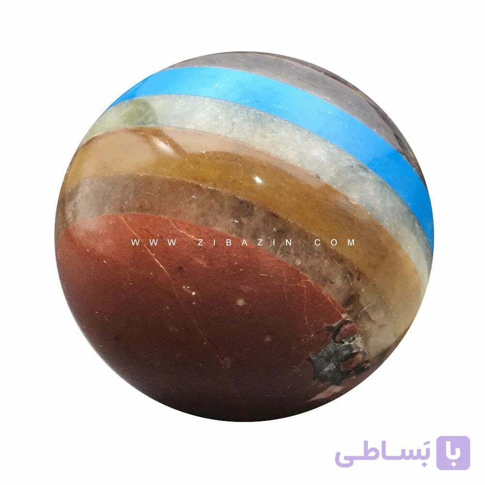 گوی سنگی هفت رنگ — تصویر 1