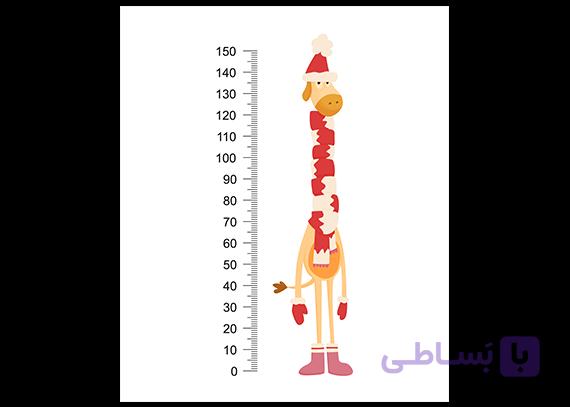 استیکر اندازه گیری قد مناسب اتاق کودک