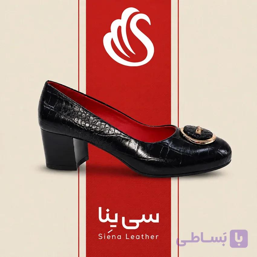 کفش کلاسیک راحتی کد 4405 – چرم طبیعی مشکی با زیره نیولایت