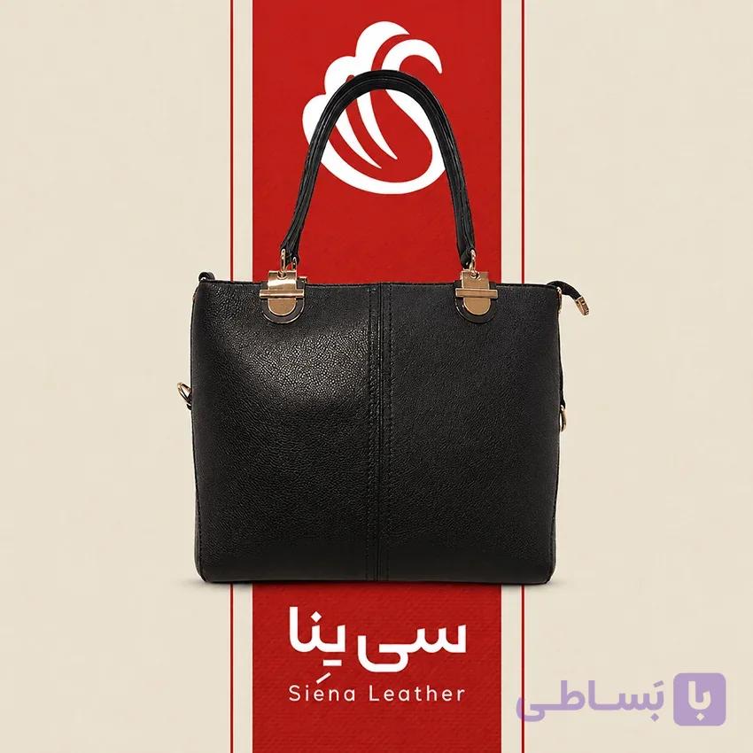 کیف تمام چرم کلاسیک کد 2066 – هشت رنگ و بافت، بند بلند و پشت زیپ