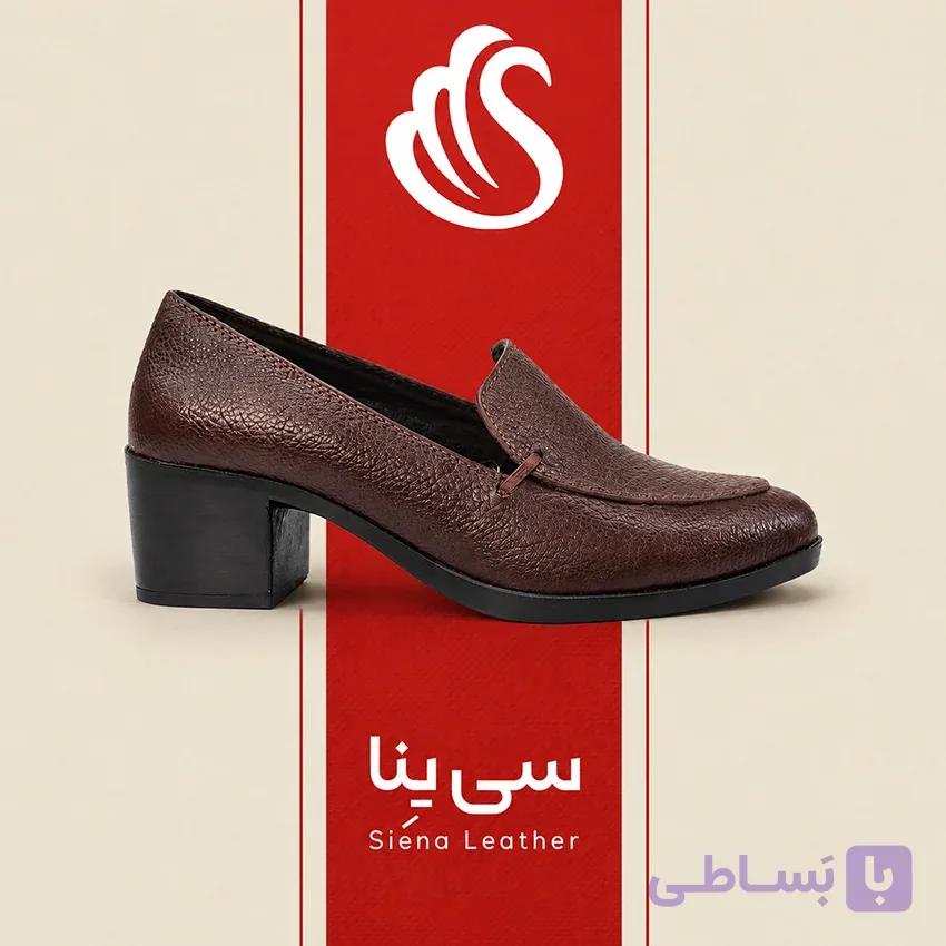 کفش کلاسیک راحتی کد 420 – چرم طبیعی سماقی با زیره PU سبک