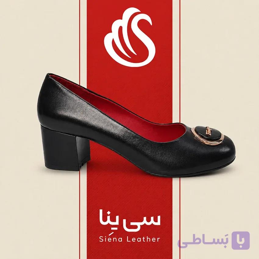 کفش کلاسیک راحتی کد 4404 – چرم طبیعی مشکی با زیره نیولایت