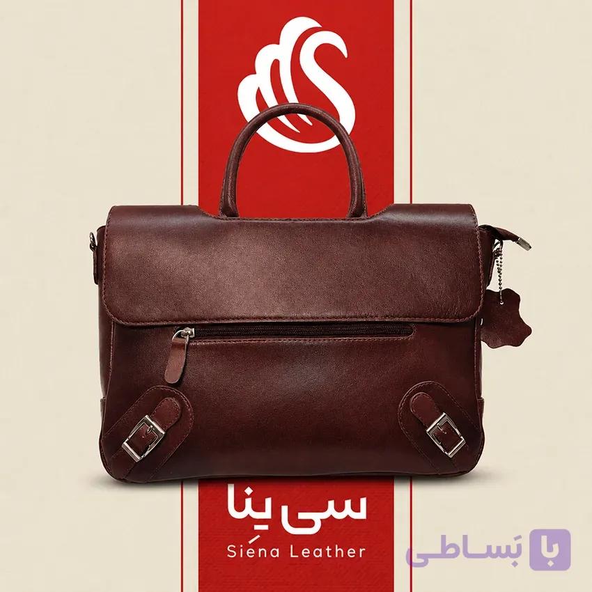 کیف تمام چرم کلاسیک کد ۸۶۰ – چهار رنگ با بند بلند و پشت زیپ
