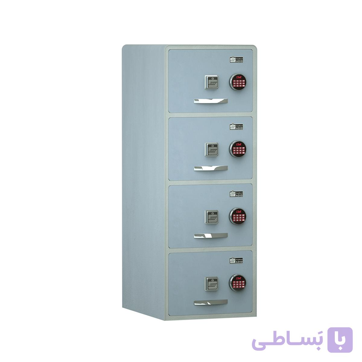 فایل اداری الکترونیکی نسوز و ضدسرقت مدل چهار کشو 1400PROAC — تصویر 1