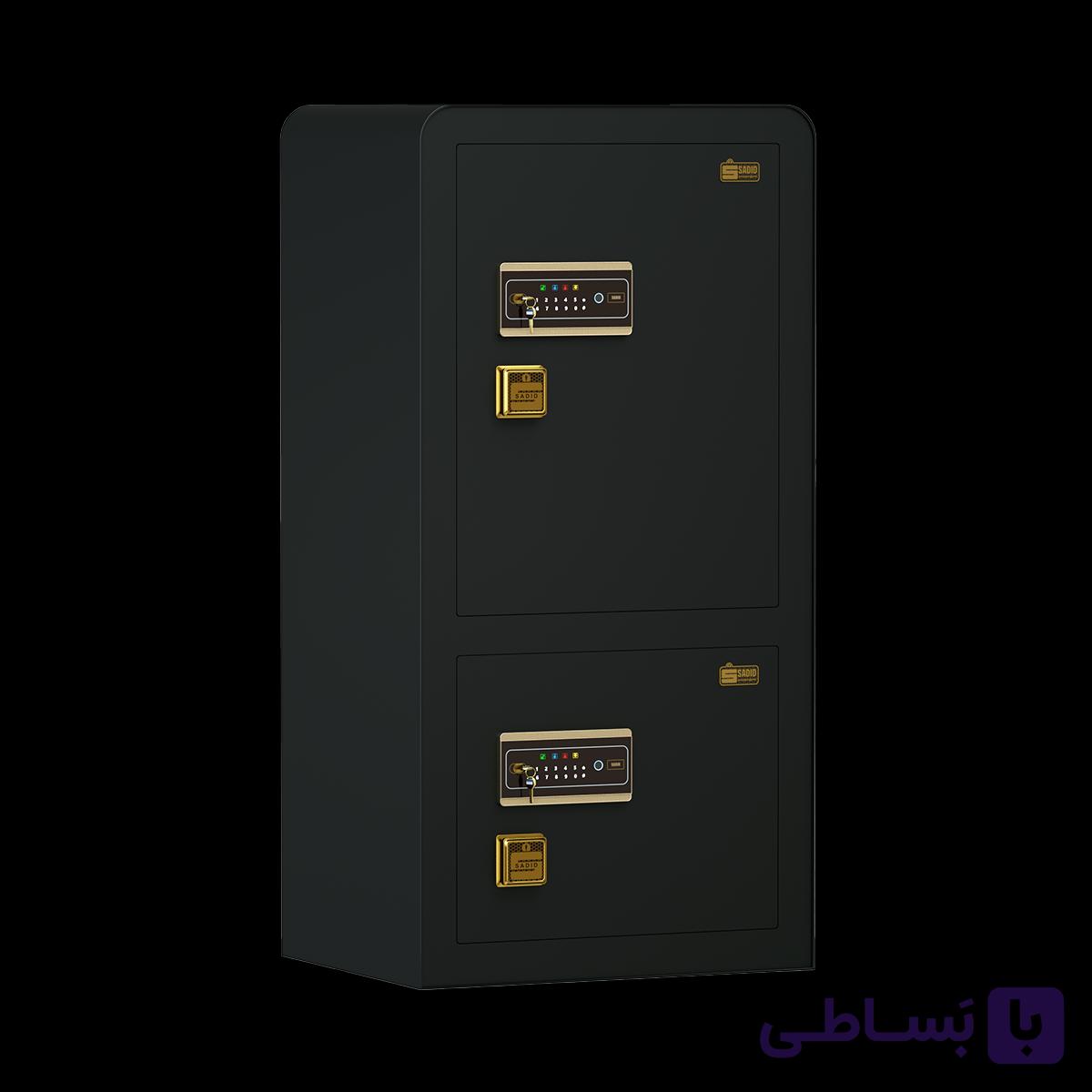 گاوصندوق بزرگ دو درب ضدسرقت و نسوز اثرانگشتی مدل 1500D-LF — تصویر 1