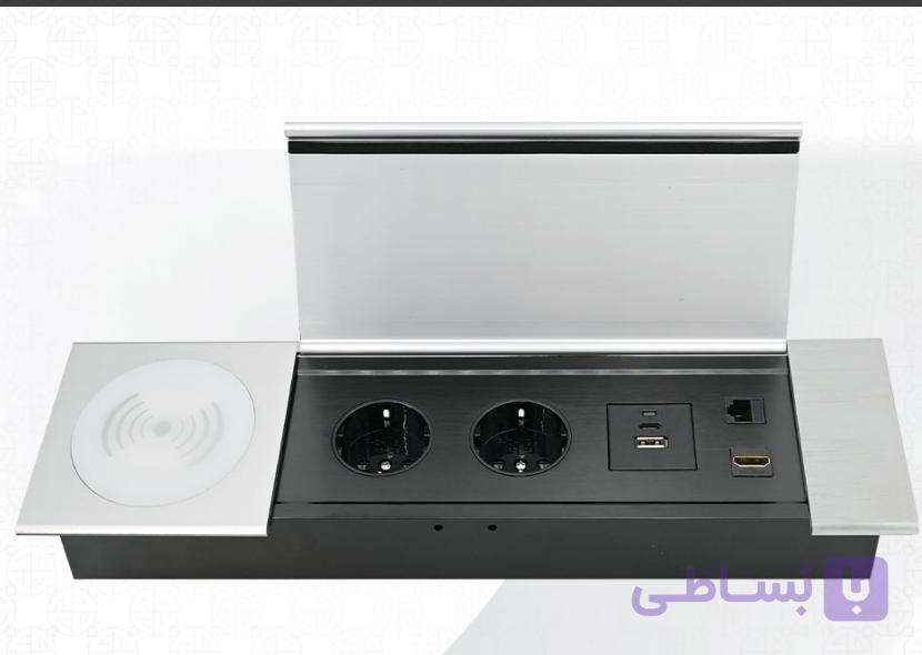مدیا باکس دو عدد پریز – پورت hdmi – پورت تلفن