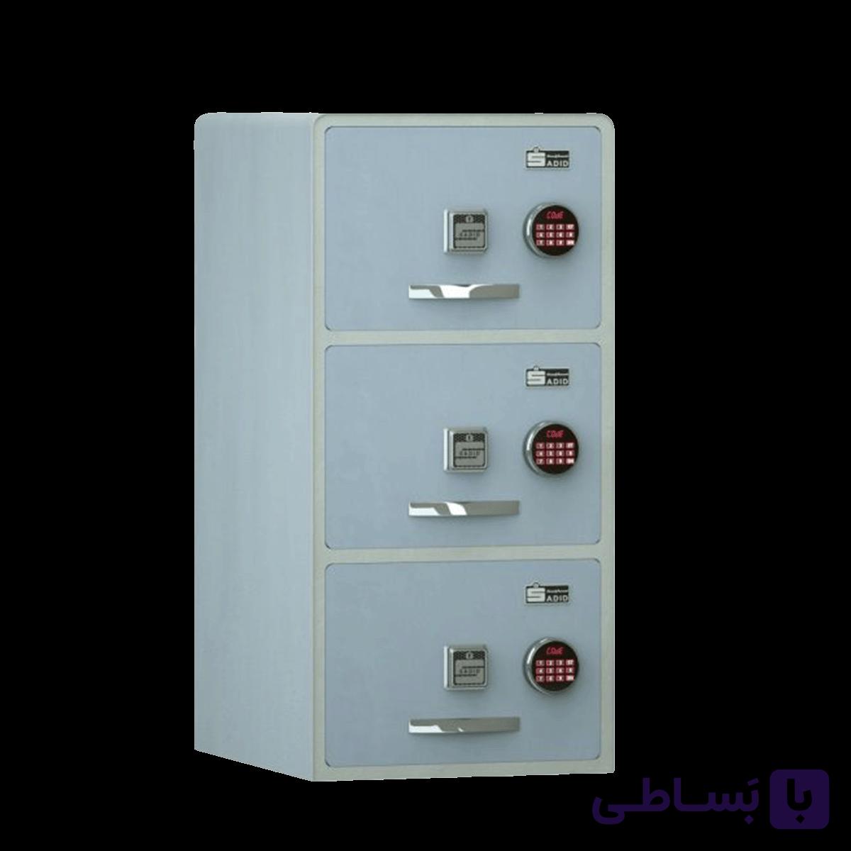 فایل اداری فلزی نسوز و ضدسرقت (دیجیتال) مدل سه کشو 1100PROAC — تصویر 1