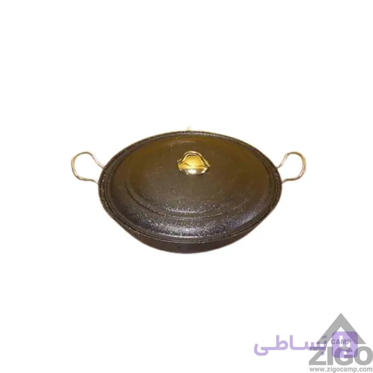 تابه در دار کمپینگ (با دو دسته فلزی) — تصویر 1