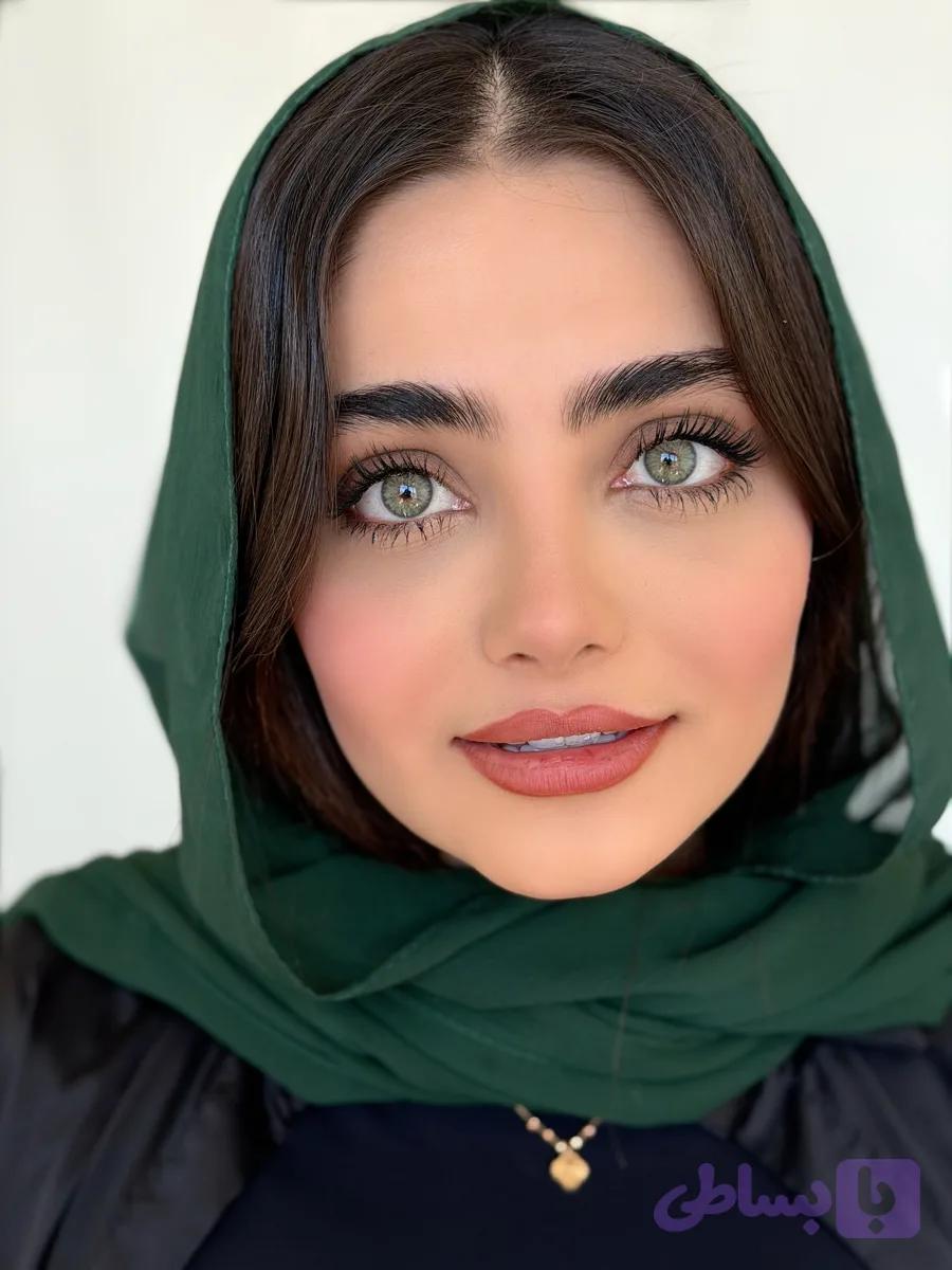 سبز عسلی بافت دار