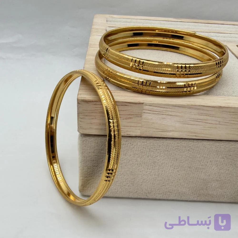 النگو زنانه طرح طلا کد 28191 — تصویر 1