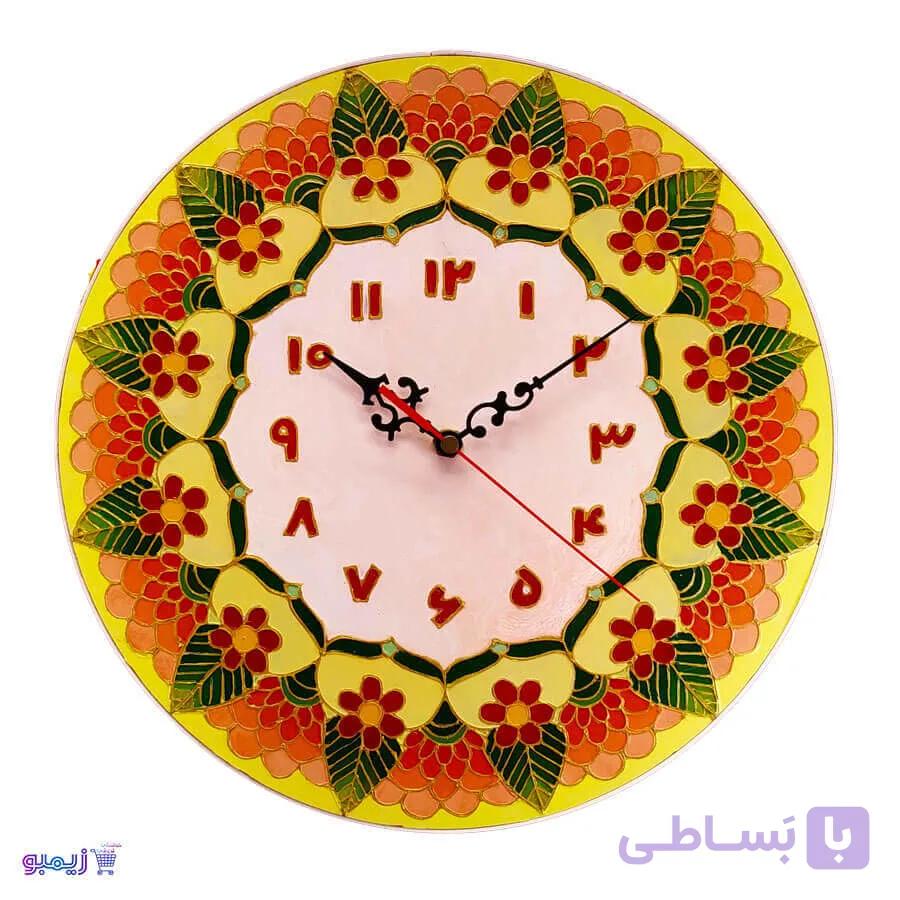 ساعت دیواری آرام‌گرد — تصویر 1