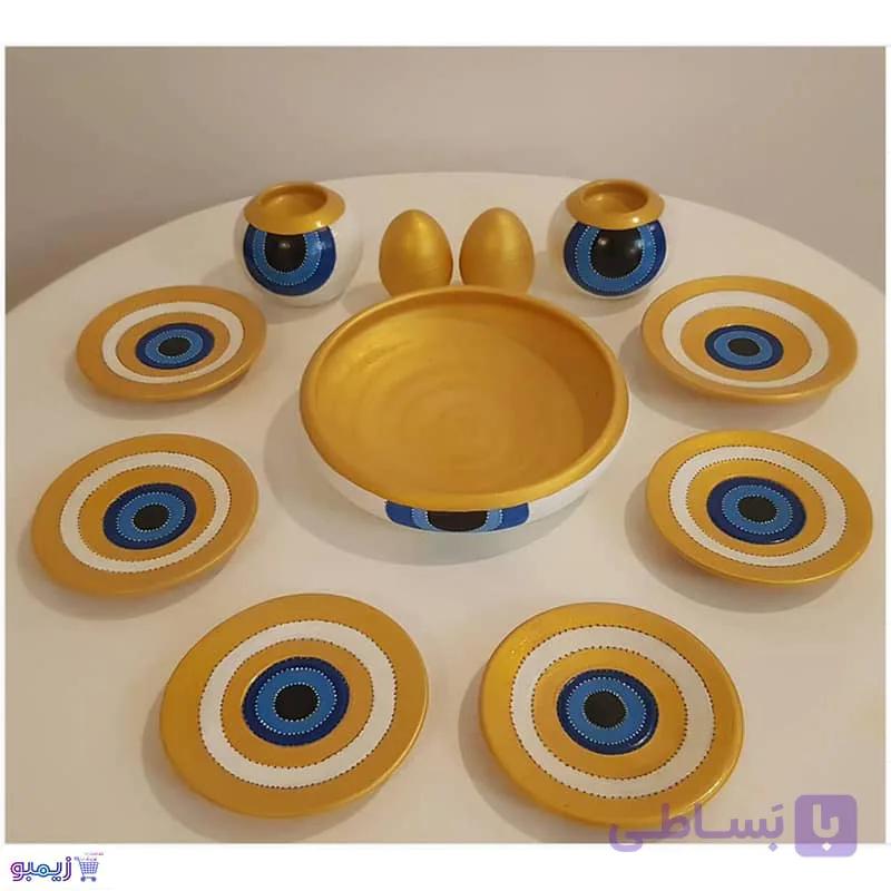 ست سفره نوروز طرح چشم نظر