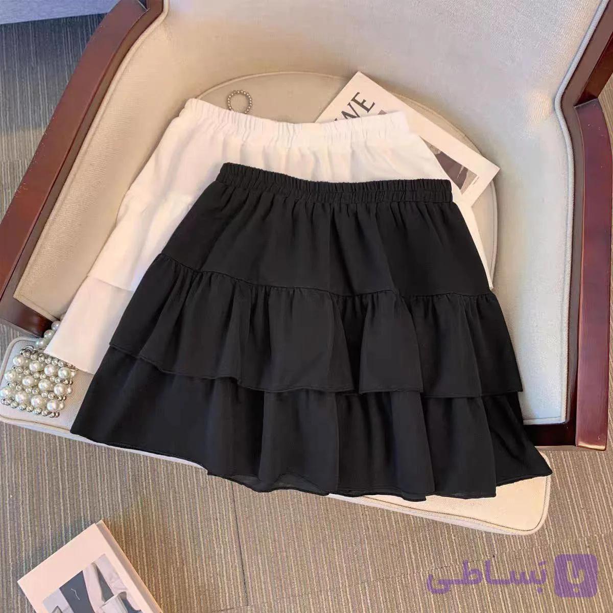 دامن زنانه کوتاه مدل عروسکی