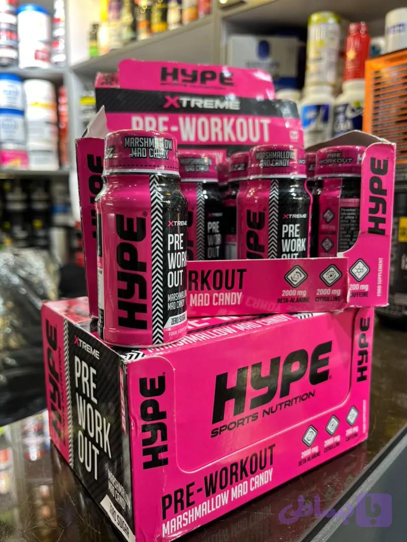 پمپ شاتی هایپ (Hype Xtreme Pre-Workout Shot)