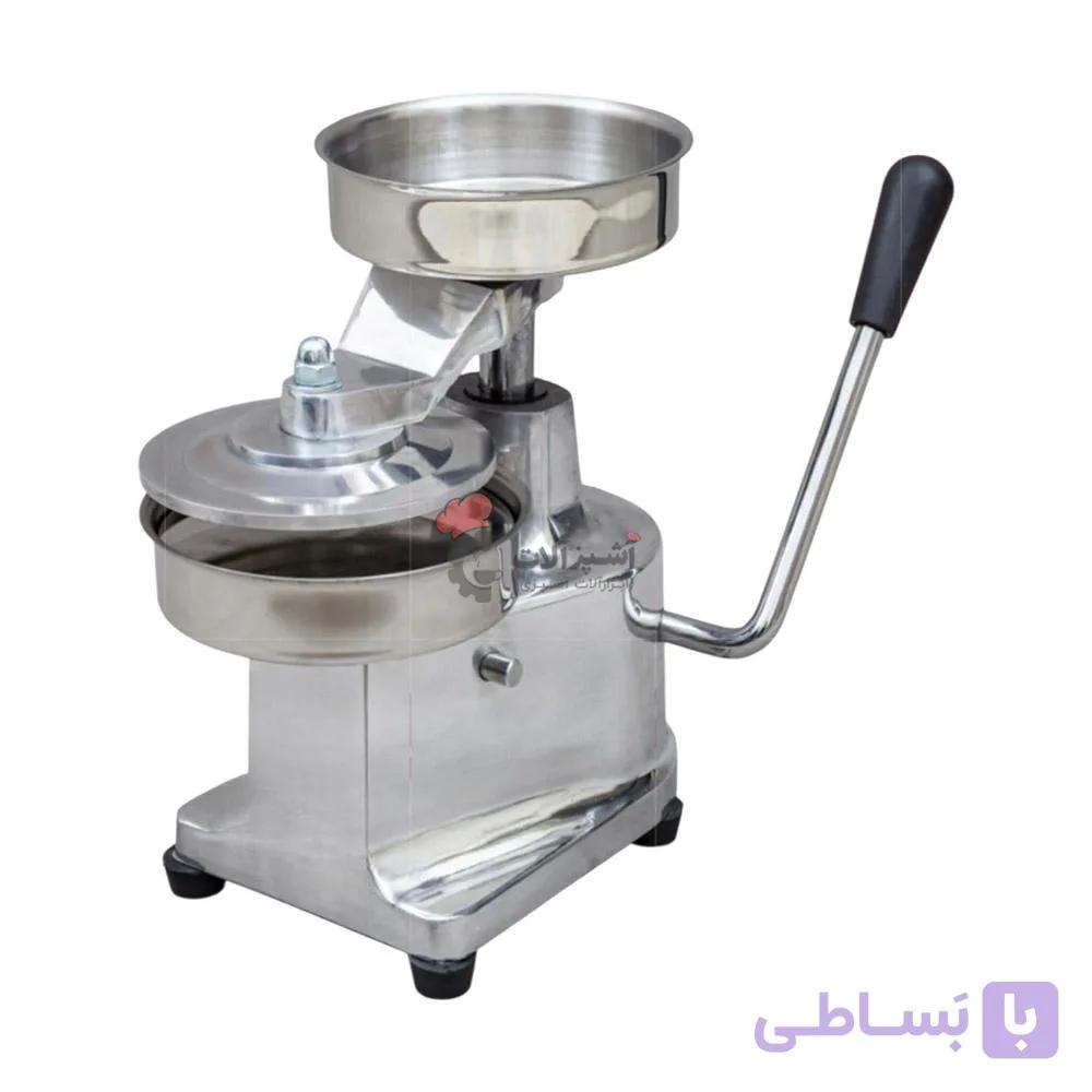دستگاه همبرگر زن نیمه اتوماتیک قطر 15 سانتی متر — تصویر 1