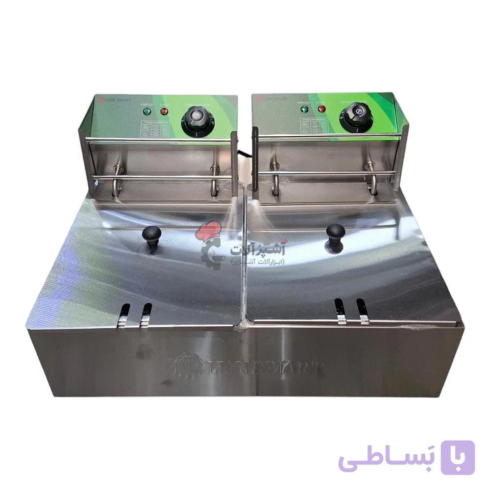 سرخ کن دو لگن برقی اسمارت 6 لیتری — تصویر 1