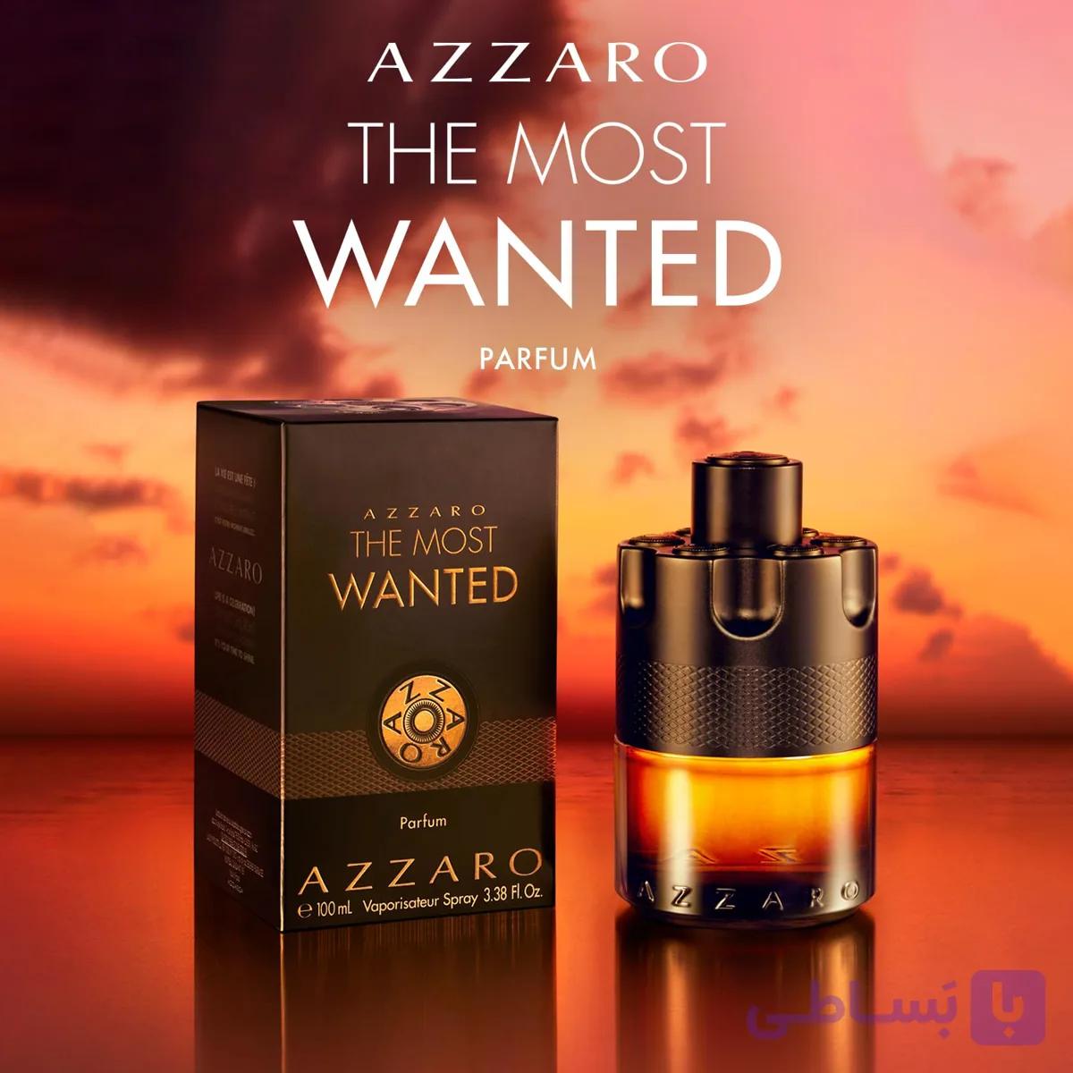 عطر اورجینال مردانه آزارو مدل The Most Wanted Intense حجم 100 میل — تصویر 1