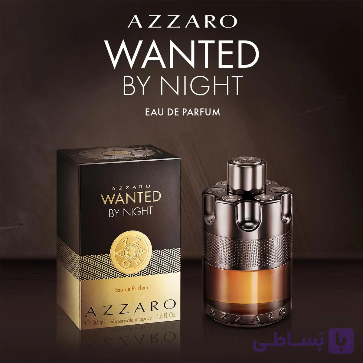 عطر اورجینال مردانه آزارو وانتد بای نایت مدل Wanted by Night حجم 100 میل — تصویر 1