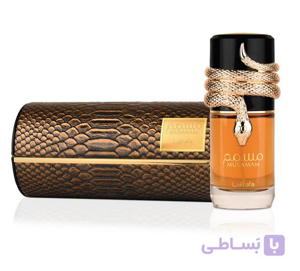 عطر زنانه و مردانه لطافه مسمم مدل Musamam Lattafa حجم 100 میل — تصویر 1