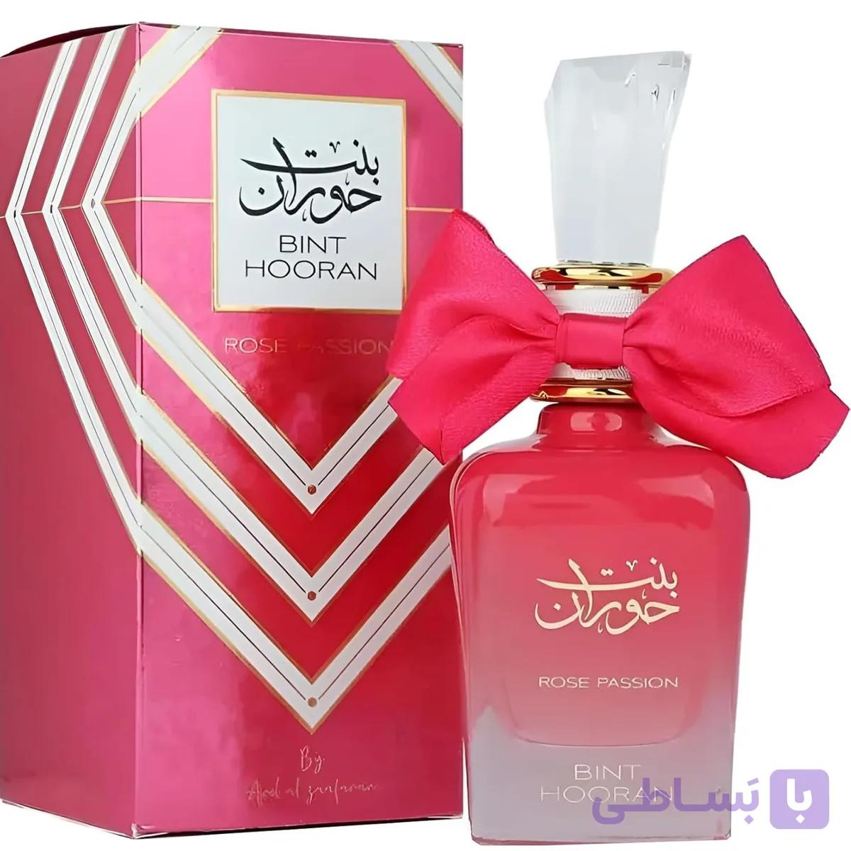 عطر زنانه ارض الزعفران بنت حوران مدل Rose Passion حجم 100 میل — تصویر 1
