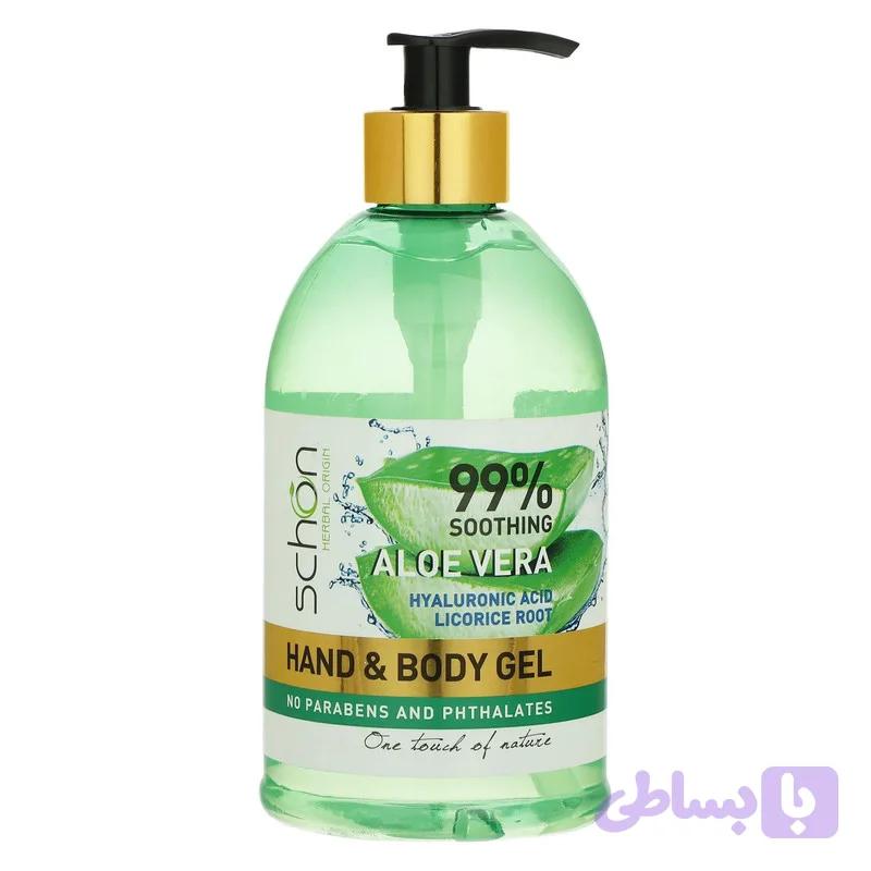 ژل آبرسان شون مدل Aloe Vera حجم 500 میلی لیتر