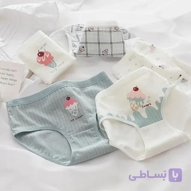 شورت‌‌ زنانه فانتزی طرح بستنی — تصویر 1