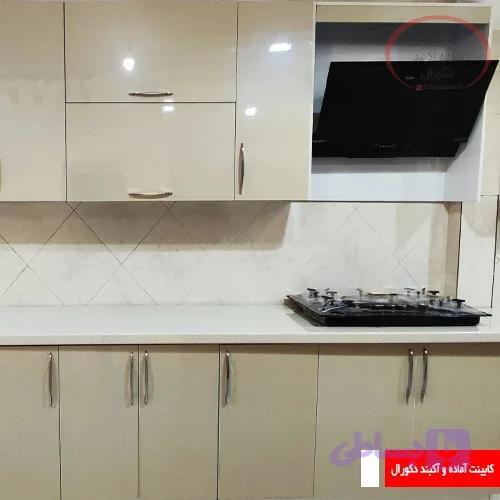 کابینت های‌گلاس (High Gloss)؛ درخشش مدرنیته در آشپزخانه شما پکیج 3 متری