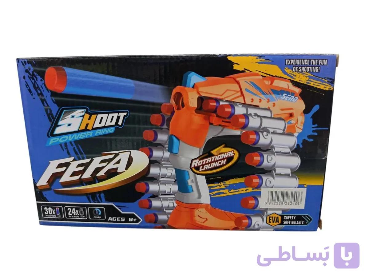 اسباب بازی تفنگ تیر ابری چرخشی کد ۱۲۰ آیتم AK9278 — تصویر 1