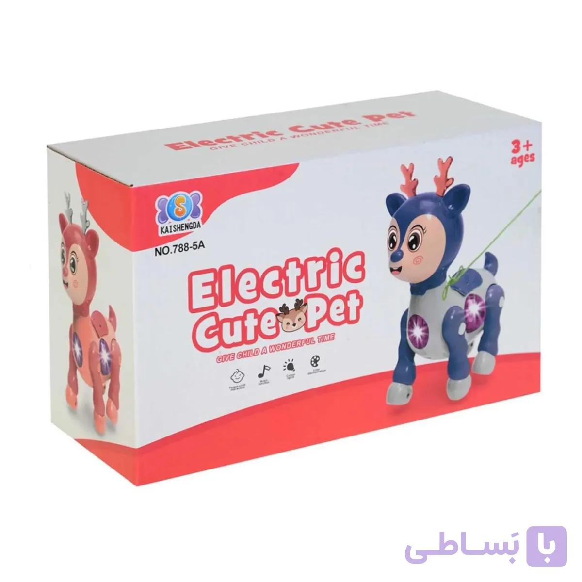 اسباب بازی موزیکال حرکتی چراغدار گوزن ساخت دار مدل ۷۸۸