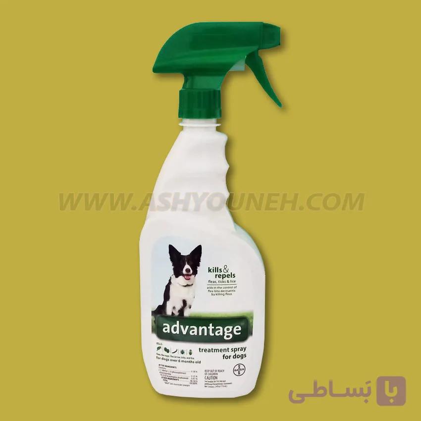 اسپری ضد کک و کنه بایر مدل Advantage، مخصوص سگ و گربه، ۷۱۰ میلی لیتر — تصویر 1