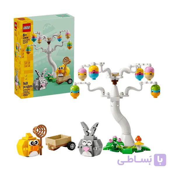 لگو مدل جست‌ وجوی تخم‌ مرغ با خرگوش و جوجه عید پاک کد 40808 — تصویر 1