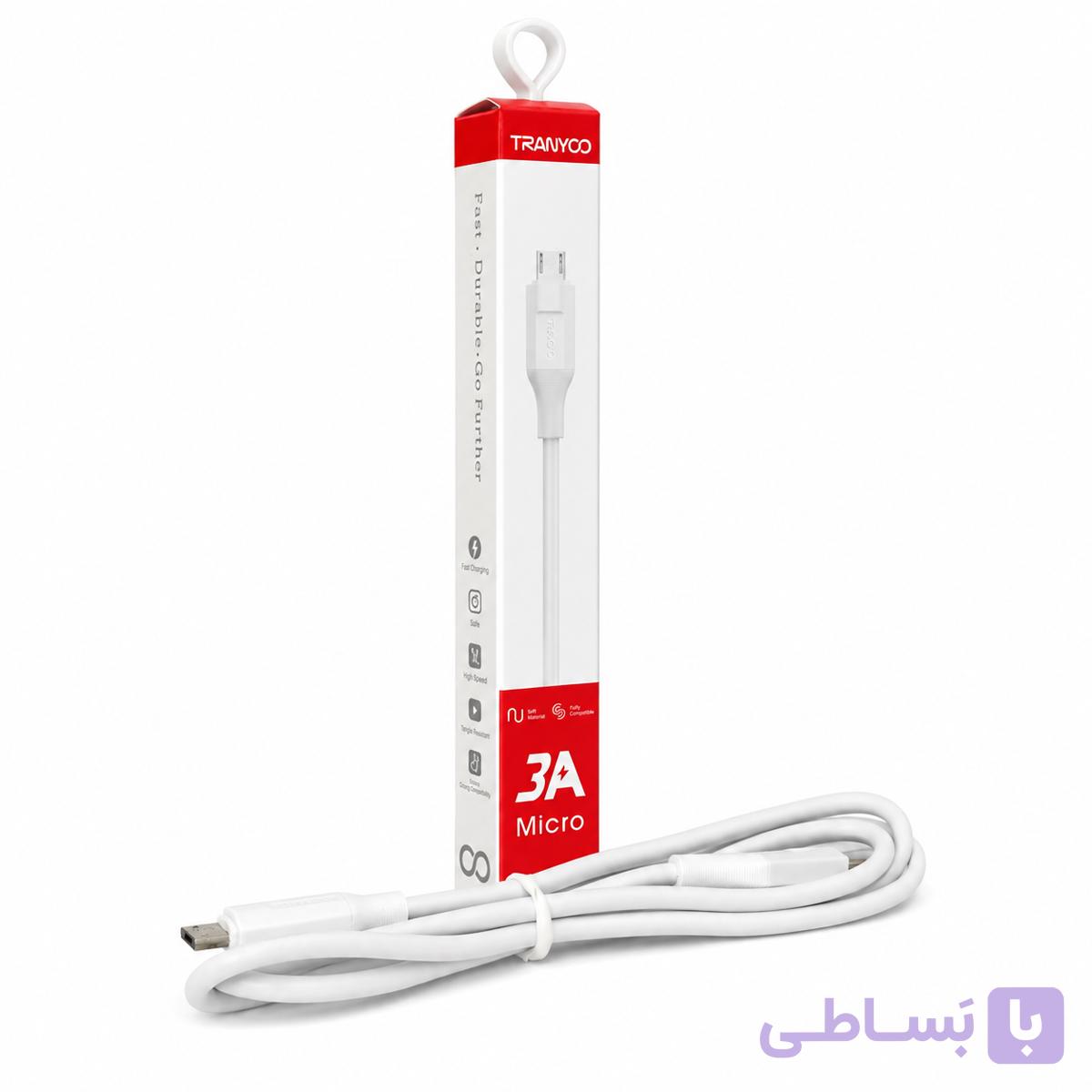 کابل USB-A به Micro USB برند TRANYOO مدل T-S17V