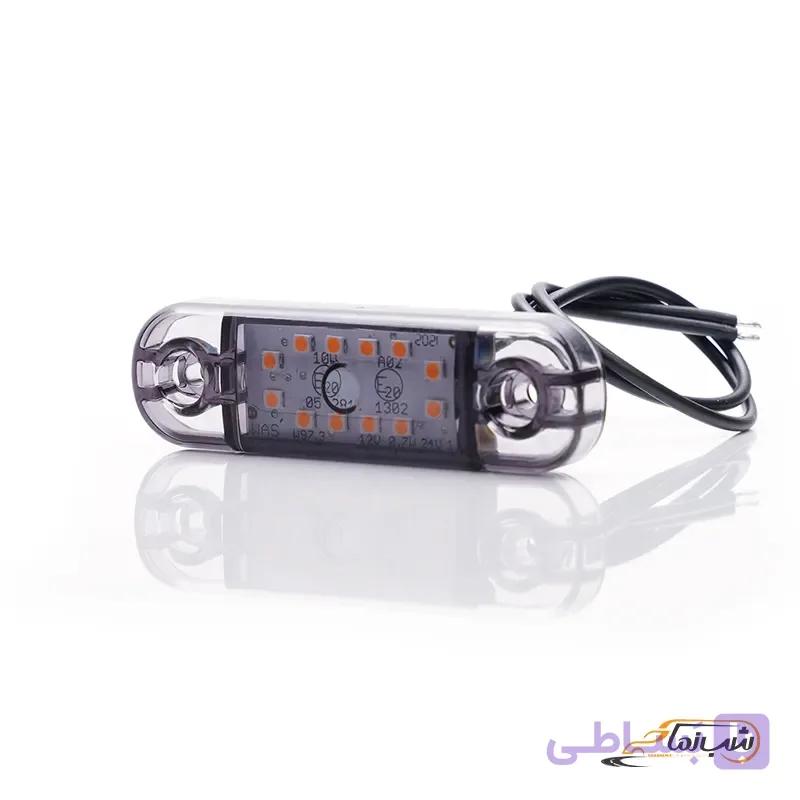 چراغ 202 زرد طلق دودی 12smd واس 714dark — تصویر 1