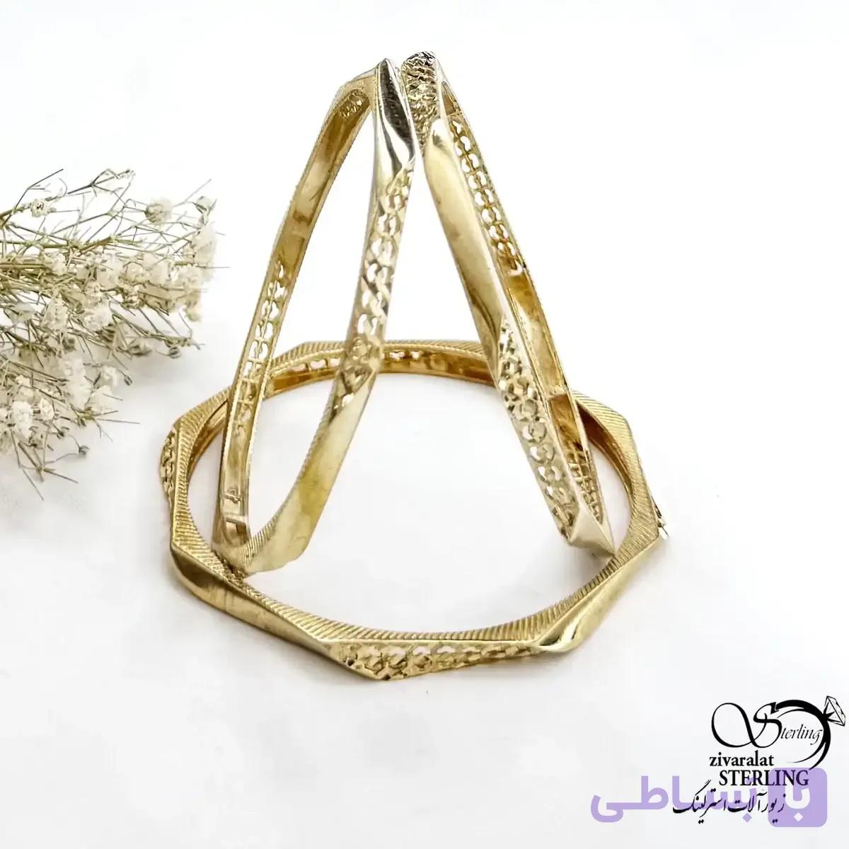 النگو طرح اپل پهنای 5 میل کد 21706 — تصویر 1