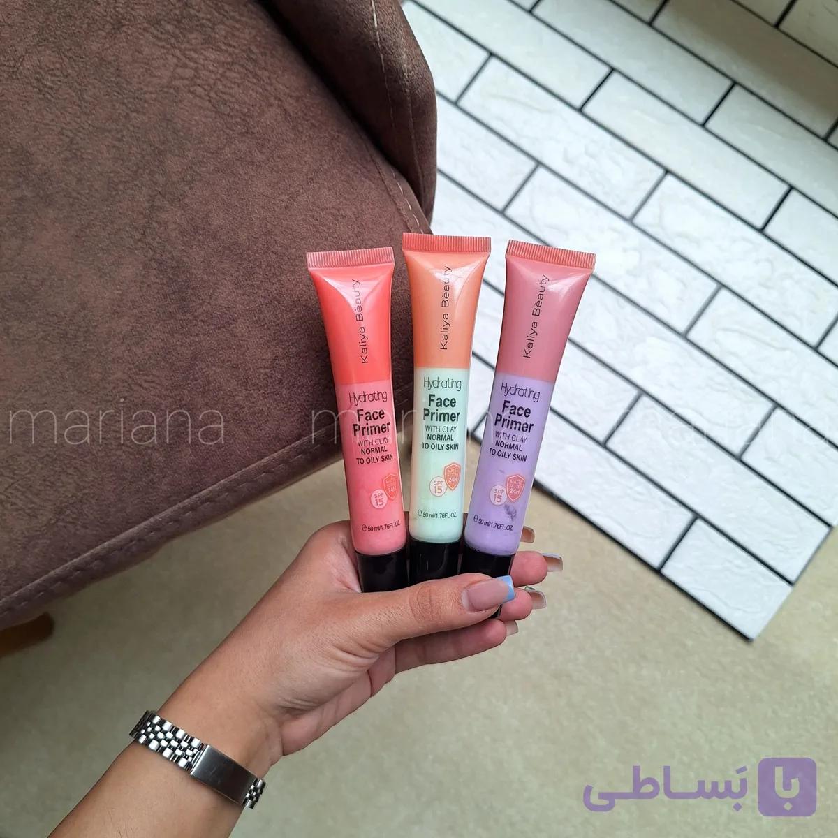 پرایمر رنگی کالیا بیوتی | پرایمر اصلاح رنگ و محوکننده منافذ Kaliya Beauty — تصویر 1