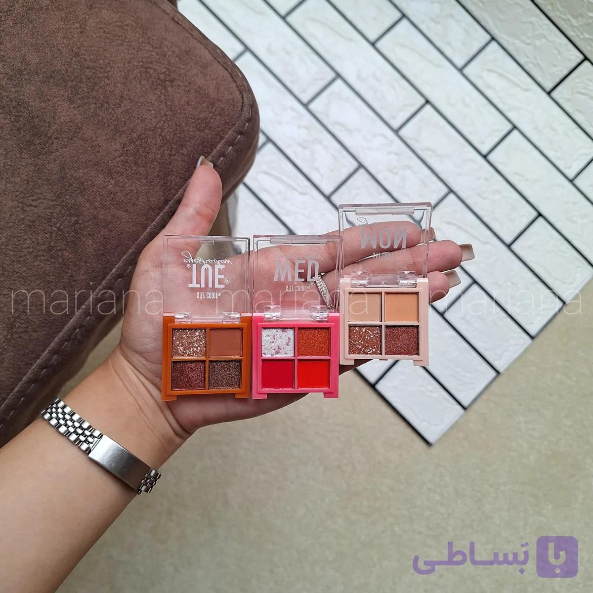 پالت سایه مینی ۴ رنگ S.F.R Color — تصویر 1