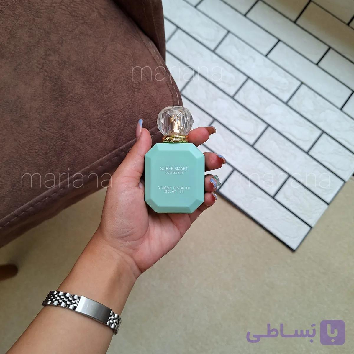 عطر ادکلن مینی کایالی یام پیستاچیو جلاتو 33 (سوپر اسمارت) | (Kayali Yum Pistachio Gelato 33 ( Super Smart حجم 25 میل(شرکتی) — تصویر 1