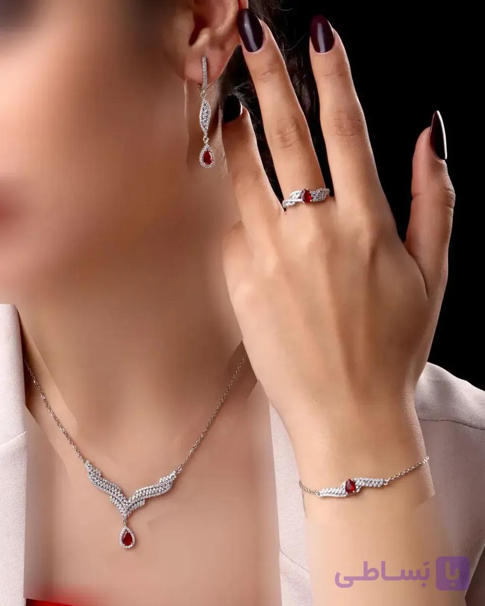 سرویس نقره زنانه جی تی ای طرح جی نایس کد sv-232 — تصویر 1