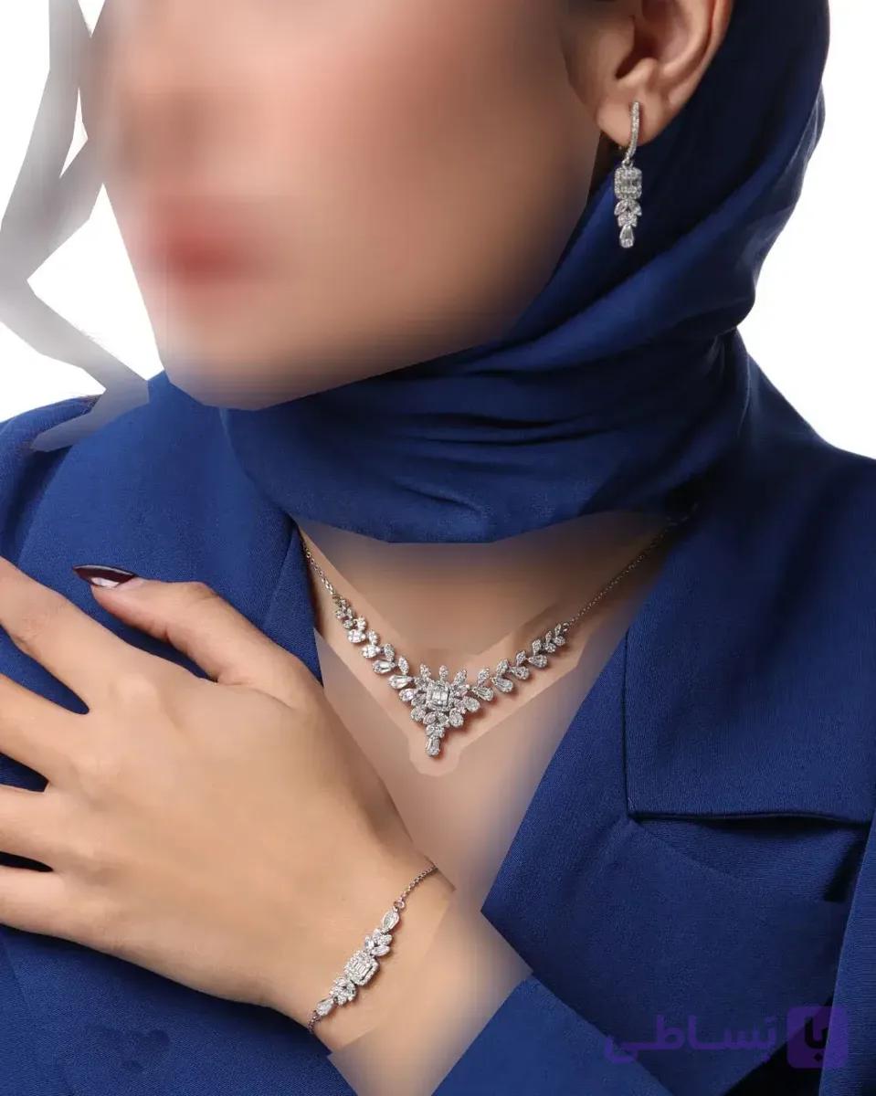 سرویس نقره زنانه جی تی ای طرح امرال کد sv-246 — تصویر 1