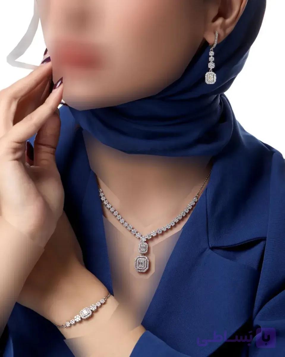 سرویس نقره زنانه جی تی ای طرح امرال کد sv-245 — تصویر 1