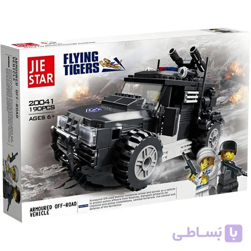 لگو ماشین ضد شورش مدل FLYINGTIGERS برند Jie Star کد 20041 — تصویر 1